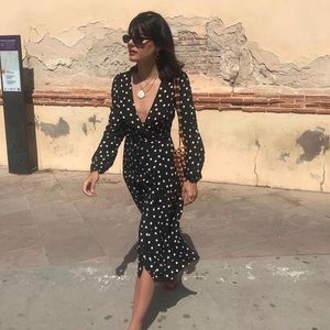 SOLD Realisation Par Violette Dress Polka Dot XS